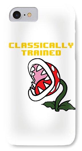 Classically Trained, Classic 8 Bit Entertainment System Characters. Babies From The 80's. - Phone Case