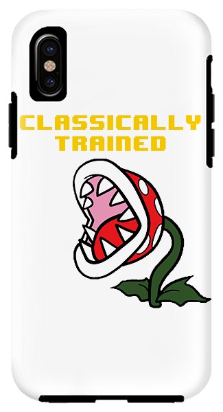 Classically Trained, Classic 8 Bit Entertainment System Characters. Babies From The 80's. - Phone Case