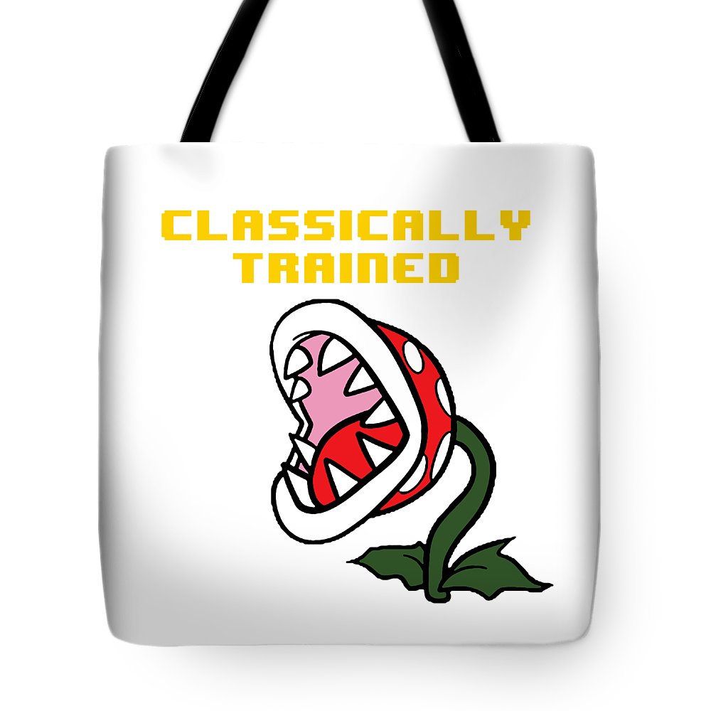 Classically Trained, Classic 8 Bit Entertainment System Characters. Babies From The 80's. - Tote Bag