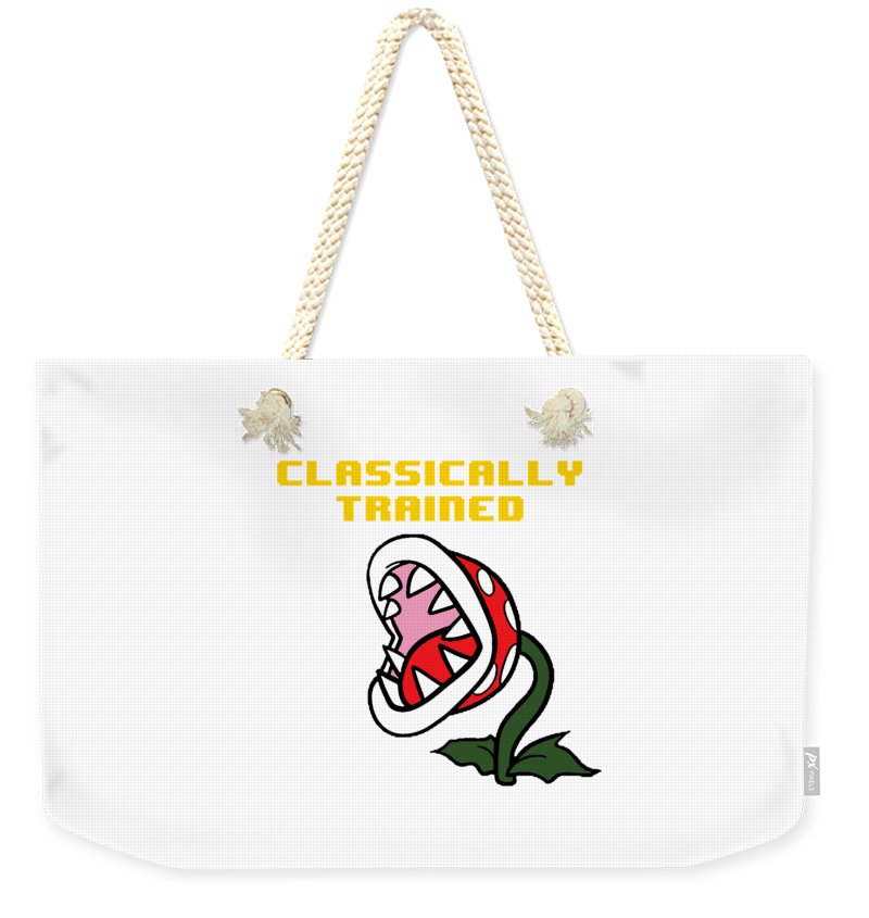 Classically Trained, Classic 8 Bit Entertainment System Characters. Babies From The 80's. - Weekender Tote Bag