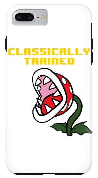 Classically Trained, Classic 8 Bit Entertainment System Characters. Babies From The 80's. - Phone Case