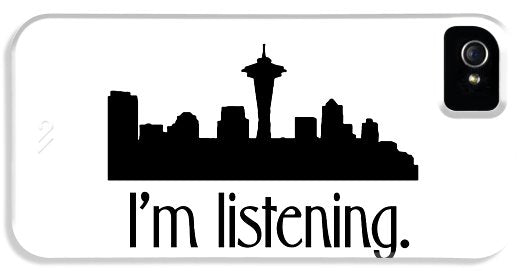 I'm Listening. From Kacl In Seattle, Dr. Crane Is Here To Help. - Phone Case
