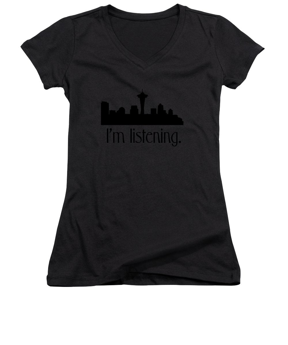 I'm Listening. From Kacl In Seattle, Dr. Crane Is Here To Help. - Women's V-Neck