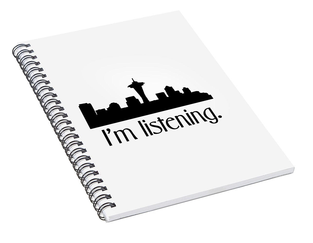 I'm Listening. From Kacl In Seattle, Dr. Crane Is Here To Help. - Spiral Notebook
