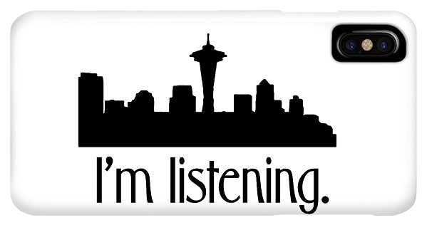 I'm Listening. From Kacl In Seattle, Dr. Crane Is Here To Help. - Phone Case