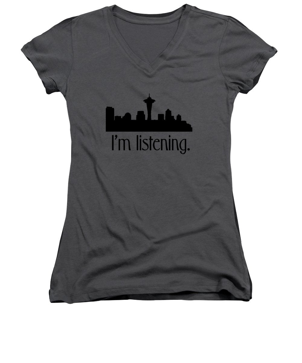 I'm Listening. From Kacl In Seattle, Dr. Crane Is Here To Help. - Women's V-Neck