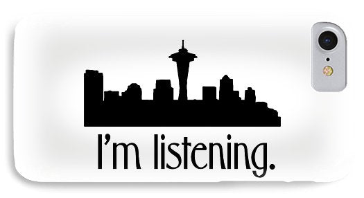 I'm Listening. From Kacl In Seattle, Dr. Crane Is Here To Help. - Phone Case
