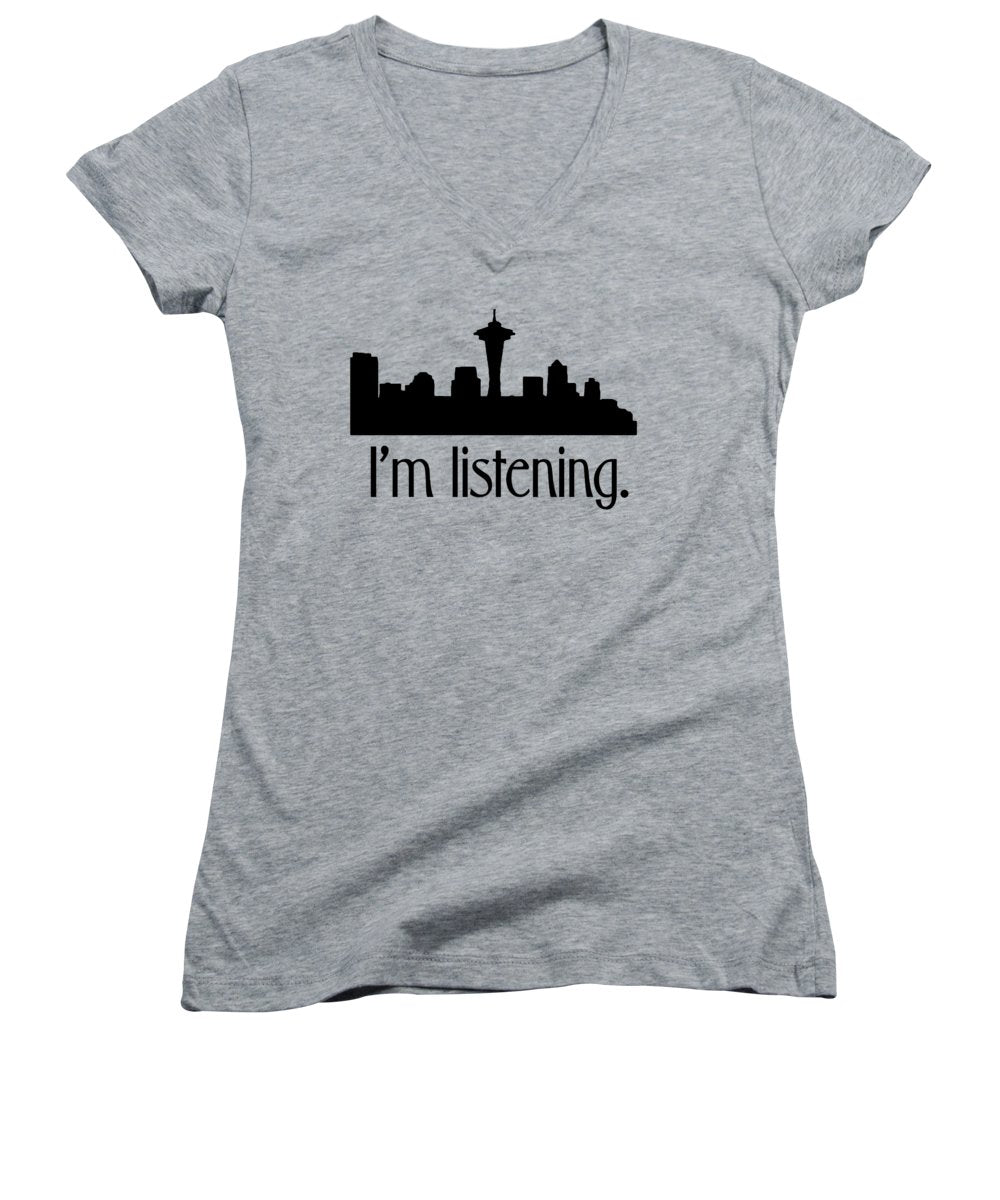 I'm Listening. From Kacl In Seattle, Dr. Crane Is Here To Help. - Women's V-Neck