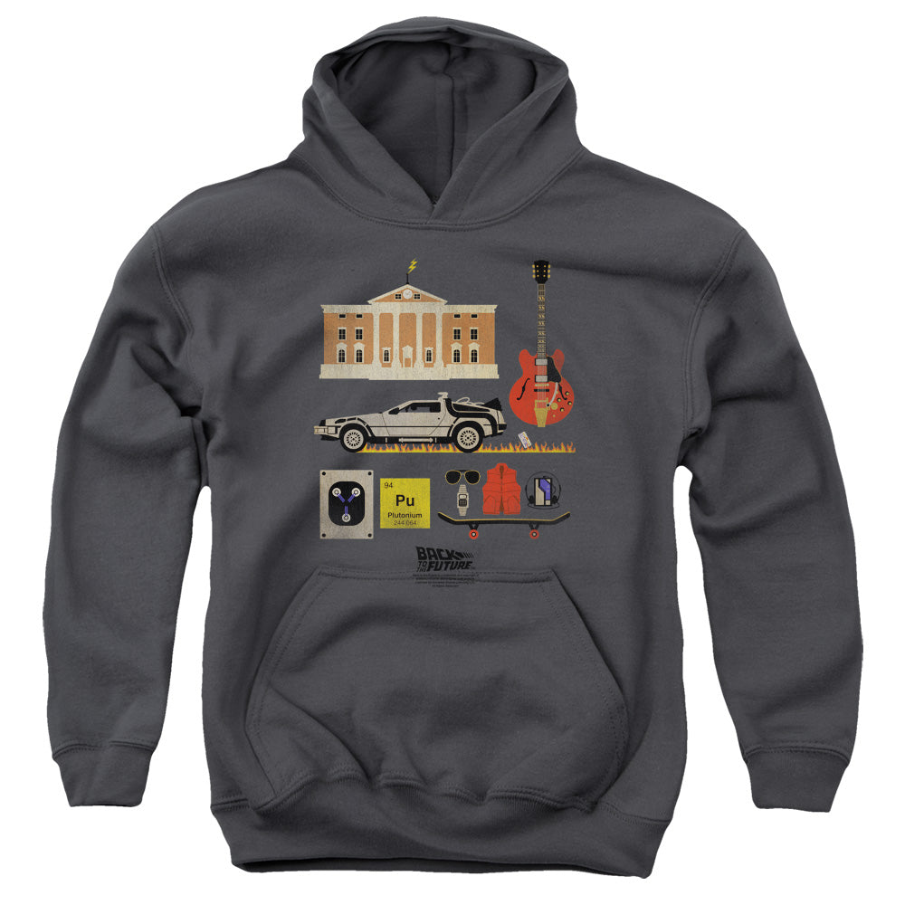 Back To The Future - Items Youth Pull Over Hoodie