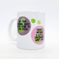 Brindle Southern Golden Girls Gift, Funny Golden Girls Coffee Mug: Sassy Quotes, Vintage Beachy Leaf Design - Thank You For Being A Friend, Cheesecake