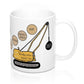 Frasier Mug Set of 2: TWO Different Coffee Mugs - Crane Brothers, Duke's, Caviar and Cork Master, Sherry Niles, Oh Dear God, I'm Listening Seattle Skyline