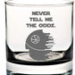 Star Wars Drinking Glass Set of 4 Etched Rocks Whiskey Glasses.