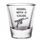 Galaxy Far Far Away Etched Shot Glass Set of Four