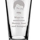 Ron Swanson Drinking Glasses: Parks and Recreation Inspired Engraved Pint Glass Gift Set for Ron Swanson Fan