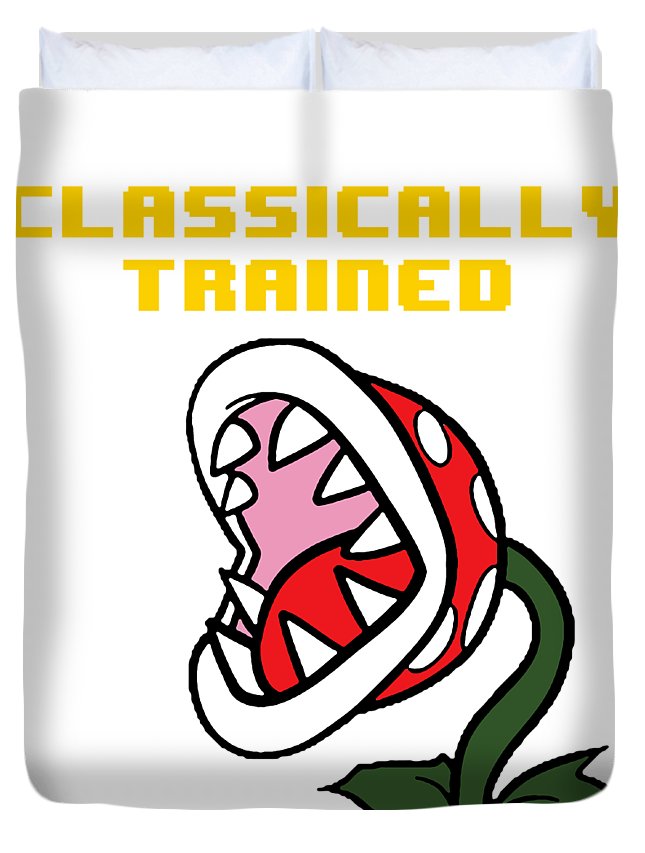 Classically Trained, Classic 8 Bit Entertainment System Characters. Babies From The 80's.  - Duvet Cover