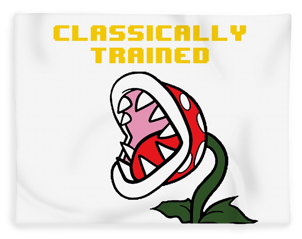 Classically Trained, Classic 8 Bit Entertainment System Characters. Babies From The 80's.  - Blanket