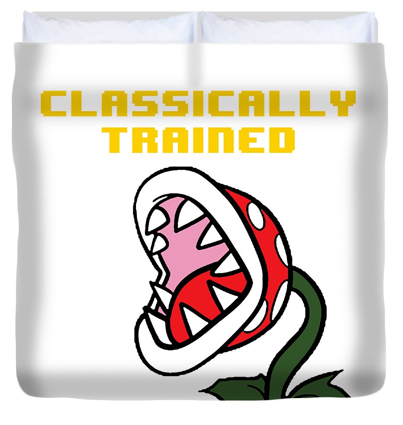 Classically Trained, Classic 8 Bit Entertainment System Characters. Babies From The 80's.  - Duvet Cover
