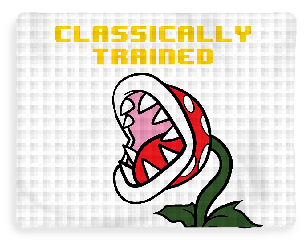 Classically Trained, Classic 8 Bit Entertainment System Characters. Babies From The 80's.  - Blanket