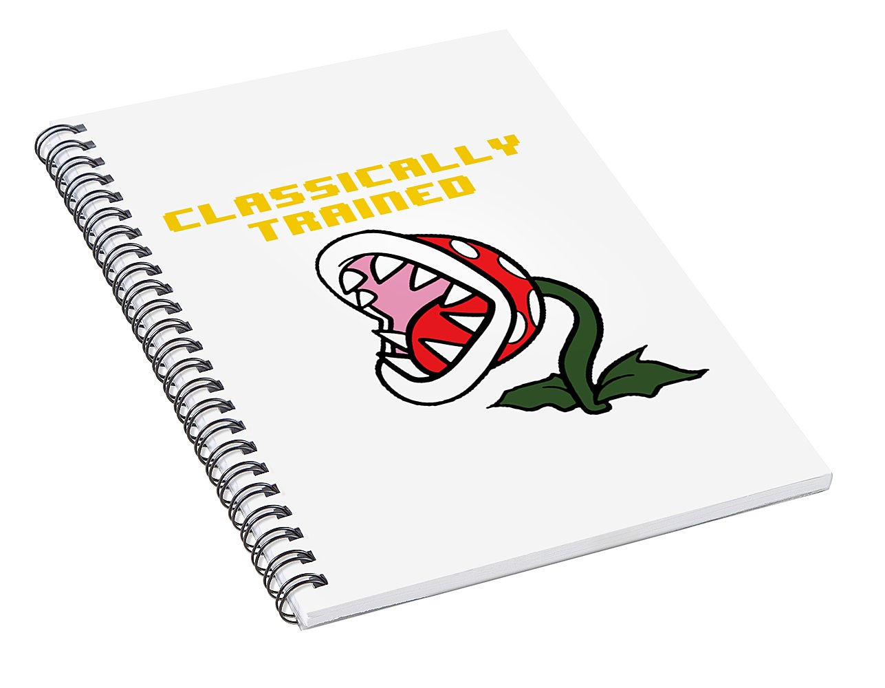 Classically Trained, Classic 8 Bit Entertainment System Characters. Babies From The 80's.  - Spiral Notebook