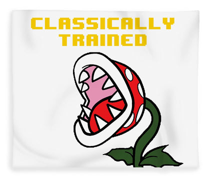 Classically Trained, Classic 8 Bit Entertainment System Characters. Babies From The 80's.  - Blanket