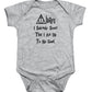 I Solemnly Swear That I Am Up To No Good.  Potter Always Symbol. - Baby Onesie