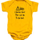 I Solemnly Swear That I Am Up To No Good.  Potter Always Symbol. - Baby Onesie