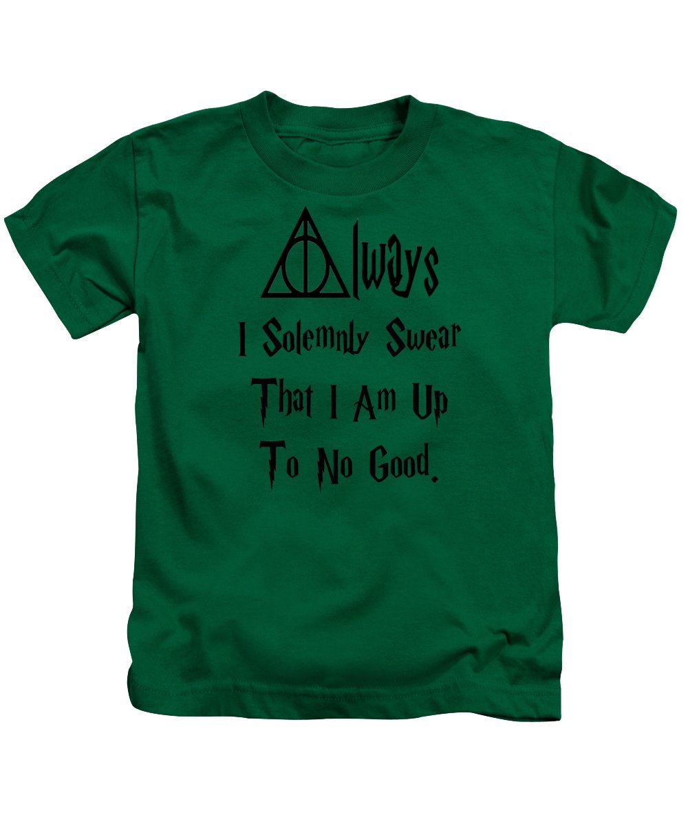 I Solemnly Swear That I Am Up To No Good.  Potter Always Symbol. - Kids T-Shirt