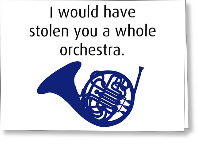 I Would Have Stolen You A Whole Orchestra.  How I Met Your Mother, Himym. - Greeting Card