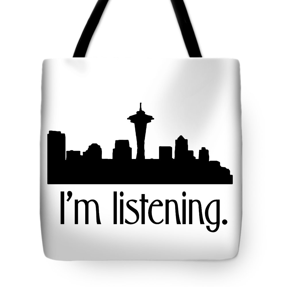 I'm Listening.  From Kacl In Seattle, Dr. Crane Is Here To Help.  - Tote Bag