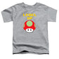 Level Up Mushroom, Classic 8 Bit Entertainment System Characters. Babies From The 80's.  - Toddler T-Shirt