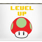 Level Up Mushroom, Classic 8 Bit Entertainment System Characters. Babies From The 80's.  - Carry-All Pouch