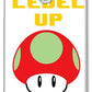 Level Up Mushroom, Classic 8 Bit Entertainment System Characters. Babies From The 80's.  - Phone Case