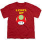 Level Up Mushroom, Classic 8 Bit Entertainment System Characters. Babies From The 80's.  - Youth T-Shirt