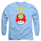 Level Up Mushroom, Classic 8 Bit Entertainment System Characters. Babies From The 80's.  - Long Sleeve T-Shirt
