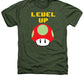 Level Up Mushroom, Classic 8 Bit Entertainment System Characters. Babies From The 80's.  - Heathers T-Shirt