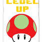 Level Up Mushroom, Classic 8 Bit Entertainment System Characters. Babies From The 80's.  - Phone Case