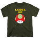 Level Up Mushroom, Classic 8 Bit Entertainment System Characters. Babies From The 80's.  - Youth T-Shirt