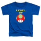 Level Up Mushroom, Classic 8 Bit Entertainment System Characters. Babies From The 80's.  - Toddler T-Shirt