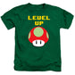 Level Up Mushroom, Classic 8 Bit Entertainment System Characters. Babies From The 80's.  - Kids T-Shirt