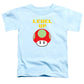 Level Up Mushroom, Classic 8 Bit Entertainment System Characters. Babies From The 80's.  - Toddler T-Shirt