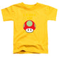 Level Up Mushroom, Classic 8 Bit Entertainment System Characters. Babies From The 80's.  - Toddler T-Shirt