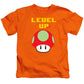 Level Up Mushroom, Classic 8 Bit Entertainment System Characters. Babies From The 80's.  - Kids T-Shirt