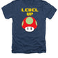Level Up Mushroom, Classic 8 Bit Entertainment System Characters. Babies From The 80's.  - Heathers T-Shirt