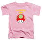 Level Up Mushroom, Classic 8 Bit Entertainment System Characters. Babies From The 80's.  - Toddler T-Shirt