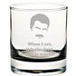 Ron Swanson Rocks Glasses: Parks and Rec Inspired Etched Whiskey Glass/Drinking Glass Gift Set for Ron Swanson Fan